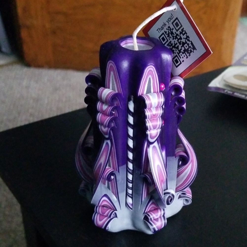 Decorative Gift Carved Candle